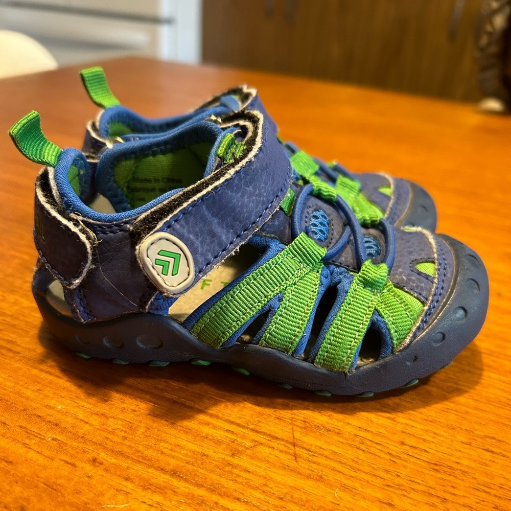 Blue & Green Kids Active Sandal